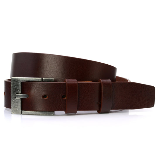 Italian Leather belt, Coffee Red, Jeans Collection