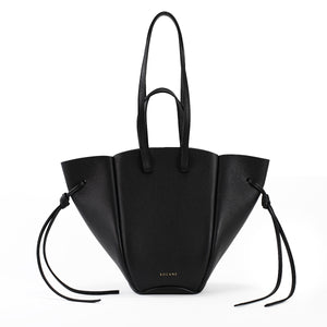 Voulez-Vous Bag, Textured Leather, Black