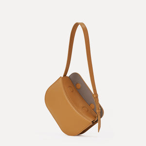 Demoiselle Bag, Textured Leather, Vanilla Cream