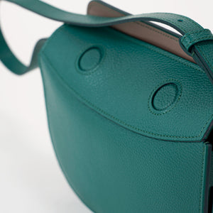 Demoiselle Bag, Textured Leather, Green Avocado