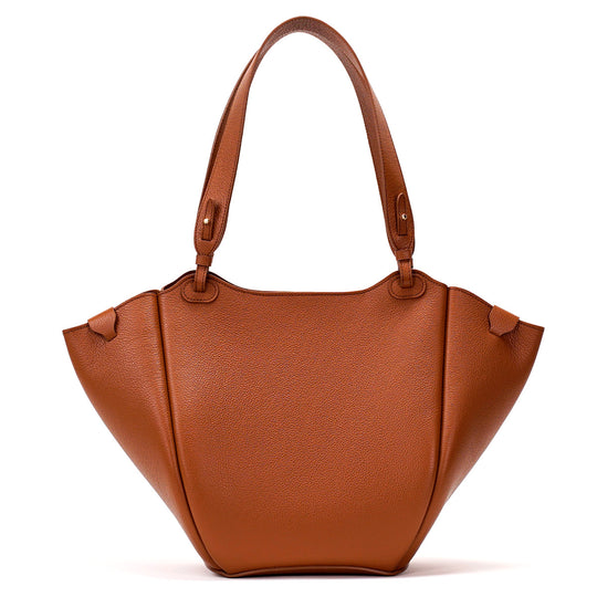Orée Bag, Textured Leather, Cinnamon Brown