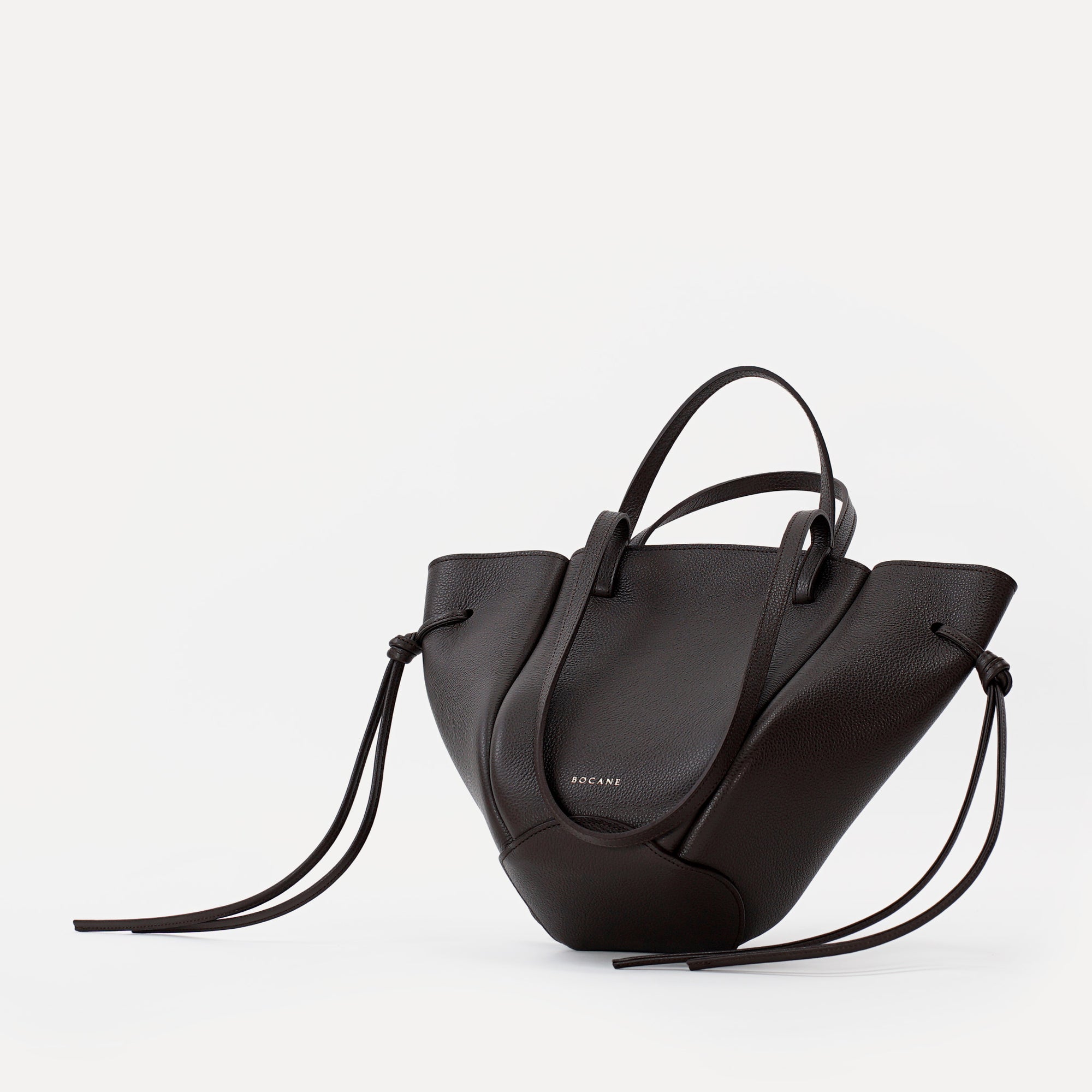 Voulez-Vous Bag, Textured Leather, Dark Chocolate