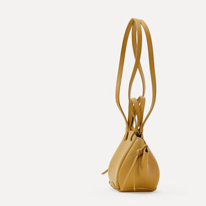 Mini Voulez-Vous Bag, Textured Leather, Chocolate