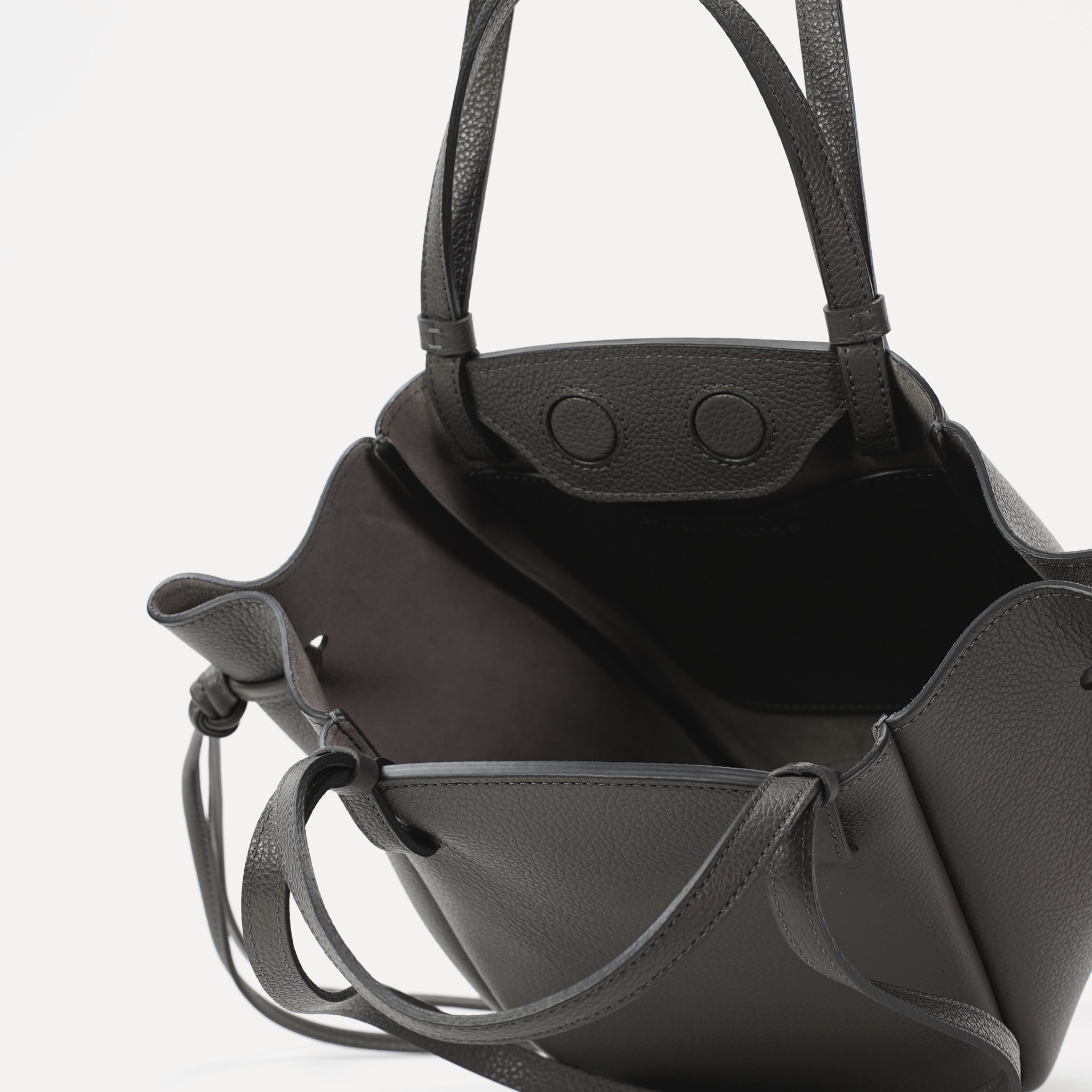 Voulez-Vous Bag, Textured Leather, Smokey Grey