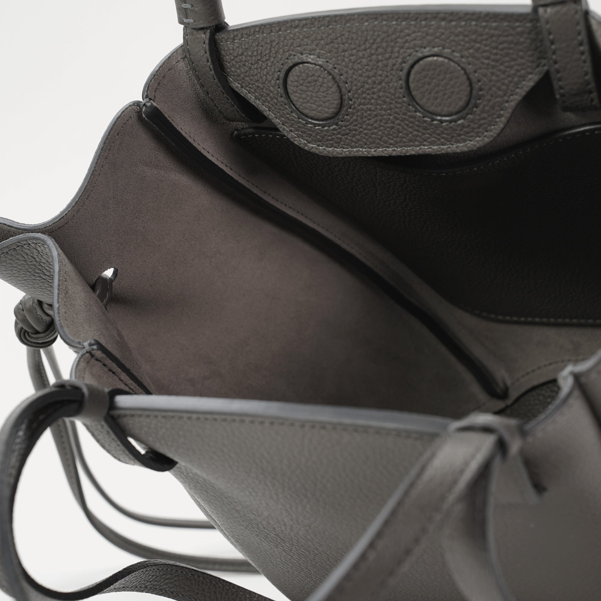 Voulez-Vous Bag, Textured Leather, Smokey Grey