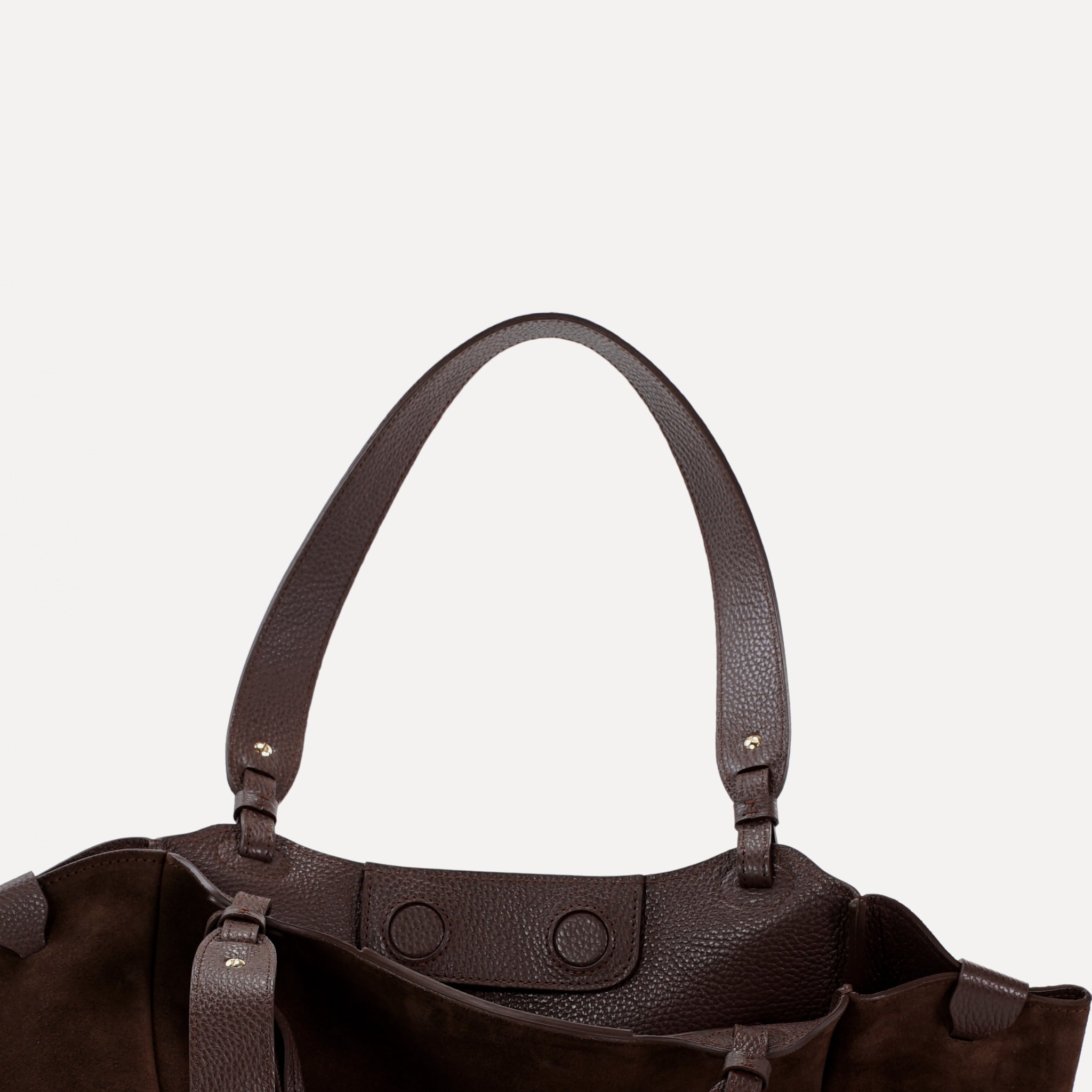 Orée Bag, Suede Leather, Chocolate
