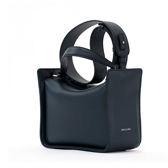 Toujours Bag, Textured Leather, Flag Blue