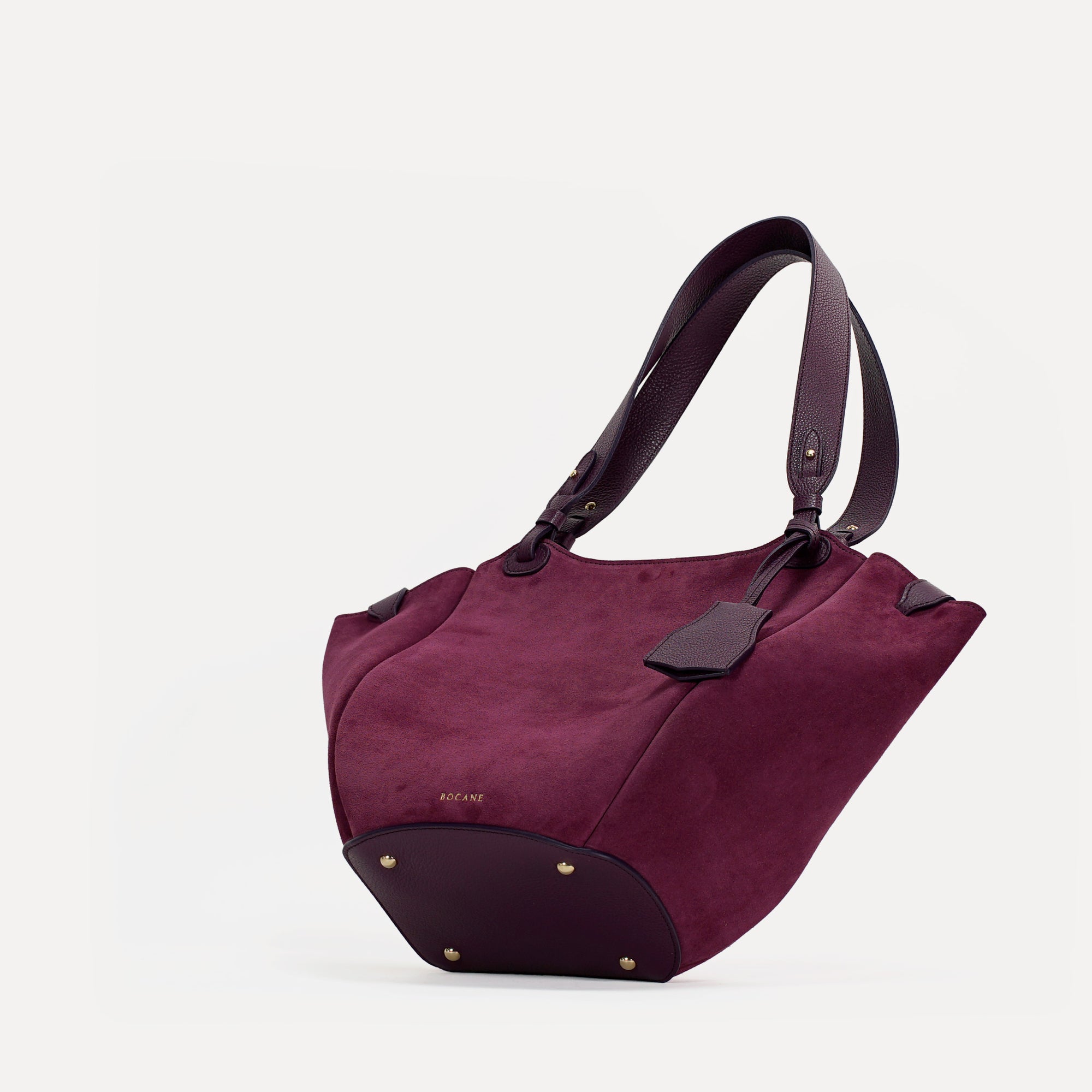 Orée Bag, Suede Leather, Chocolate