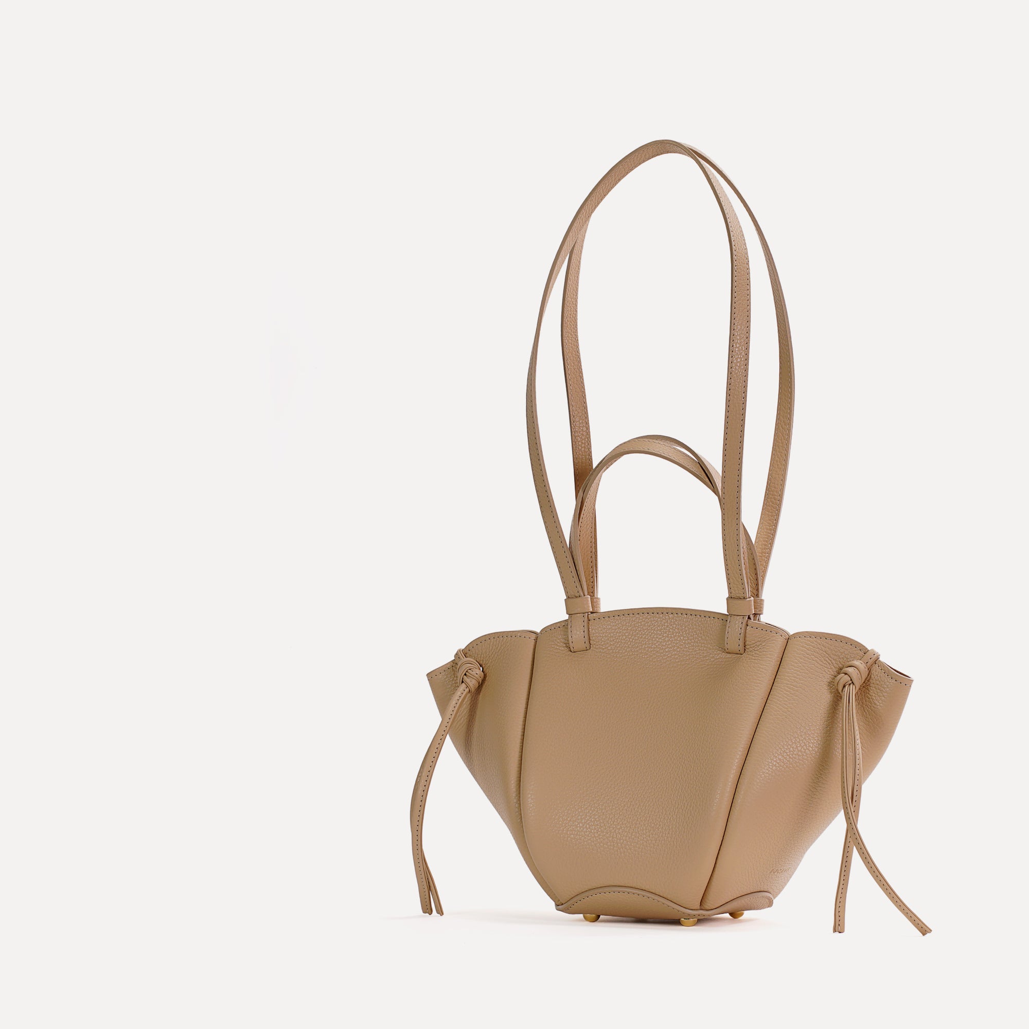 Voulez-Vous Bag, Textured Leather, Champagne