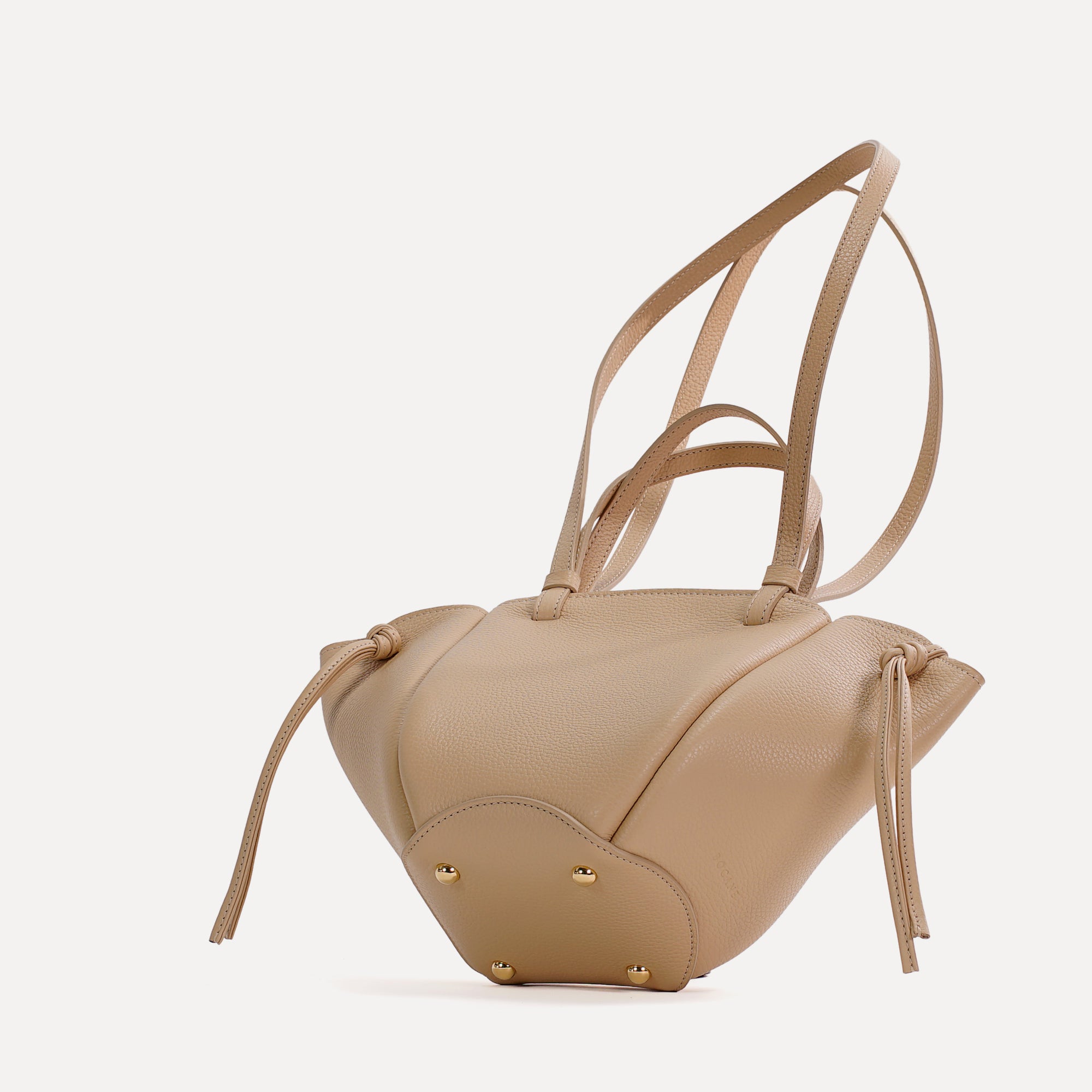 Voulez-Vous Bag, Textured Leather, Champagne