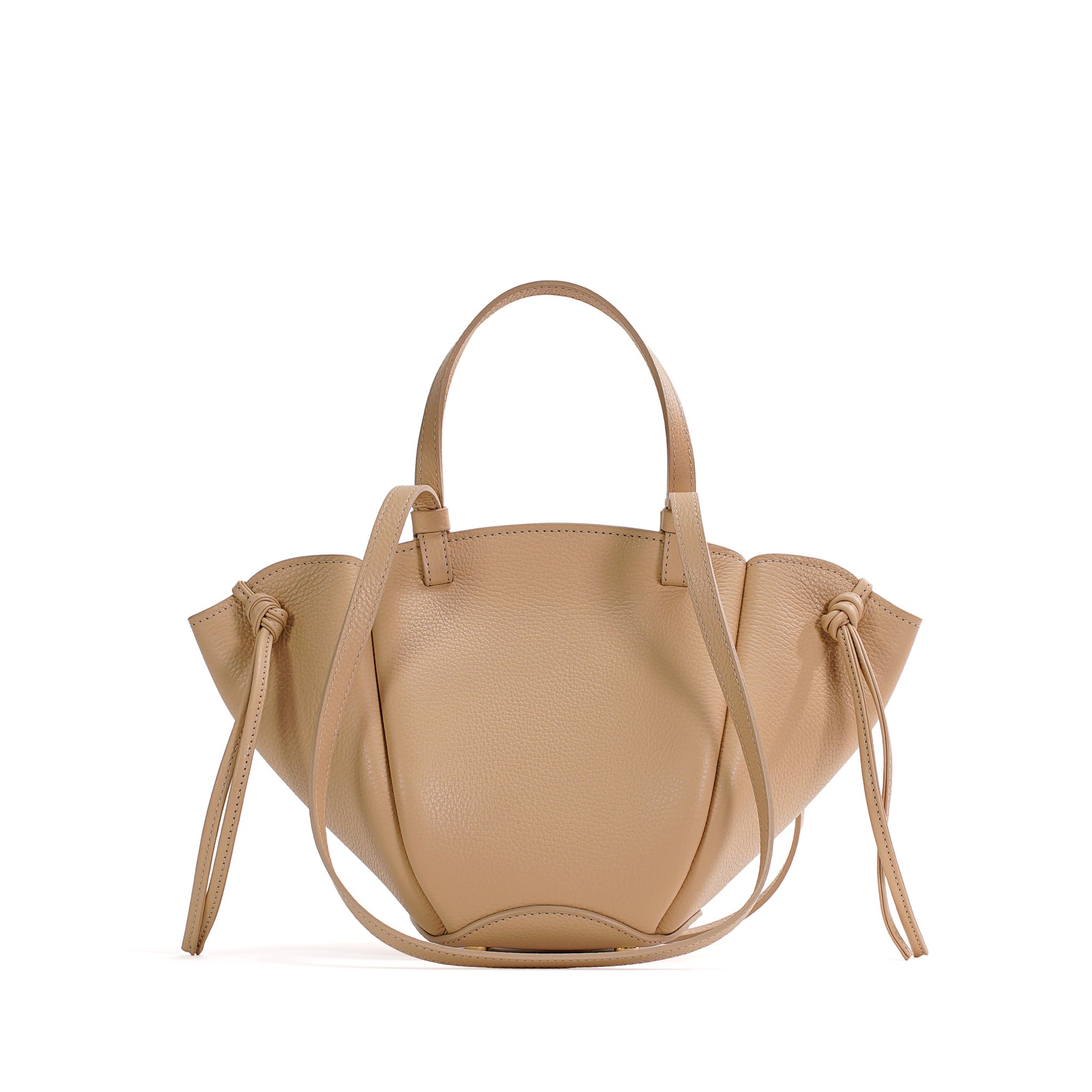 Voulez-Vous Bag, Textured Leather, Champagne