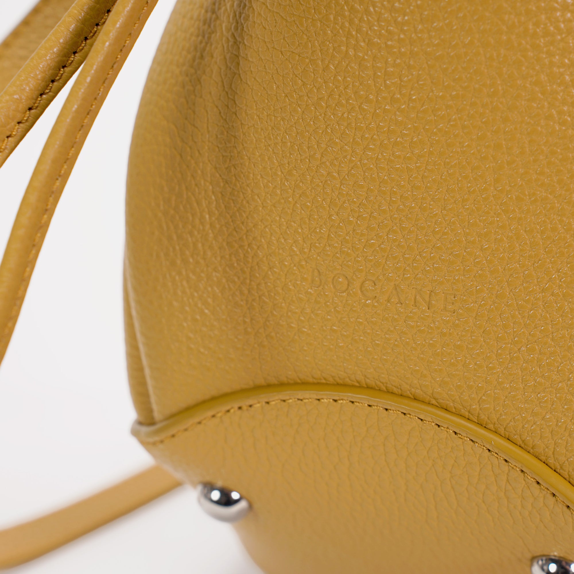 Voulez-Vous Bag, Textured Leather, Mustard