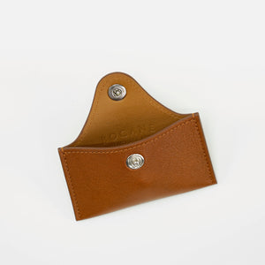 Envelope Cardholder, in Full-Grain Cognac Leather