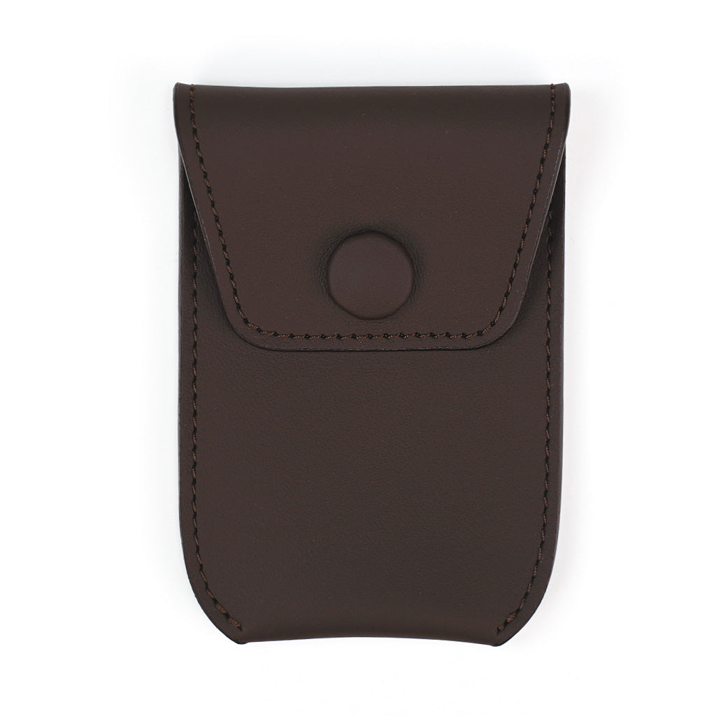 Espresso Brown Leather Key Case