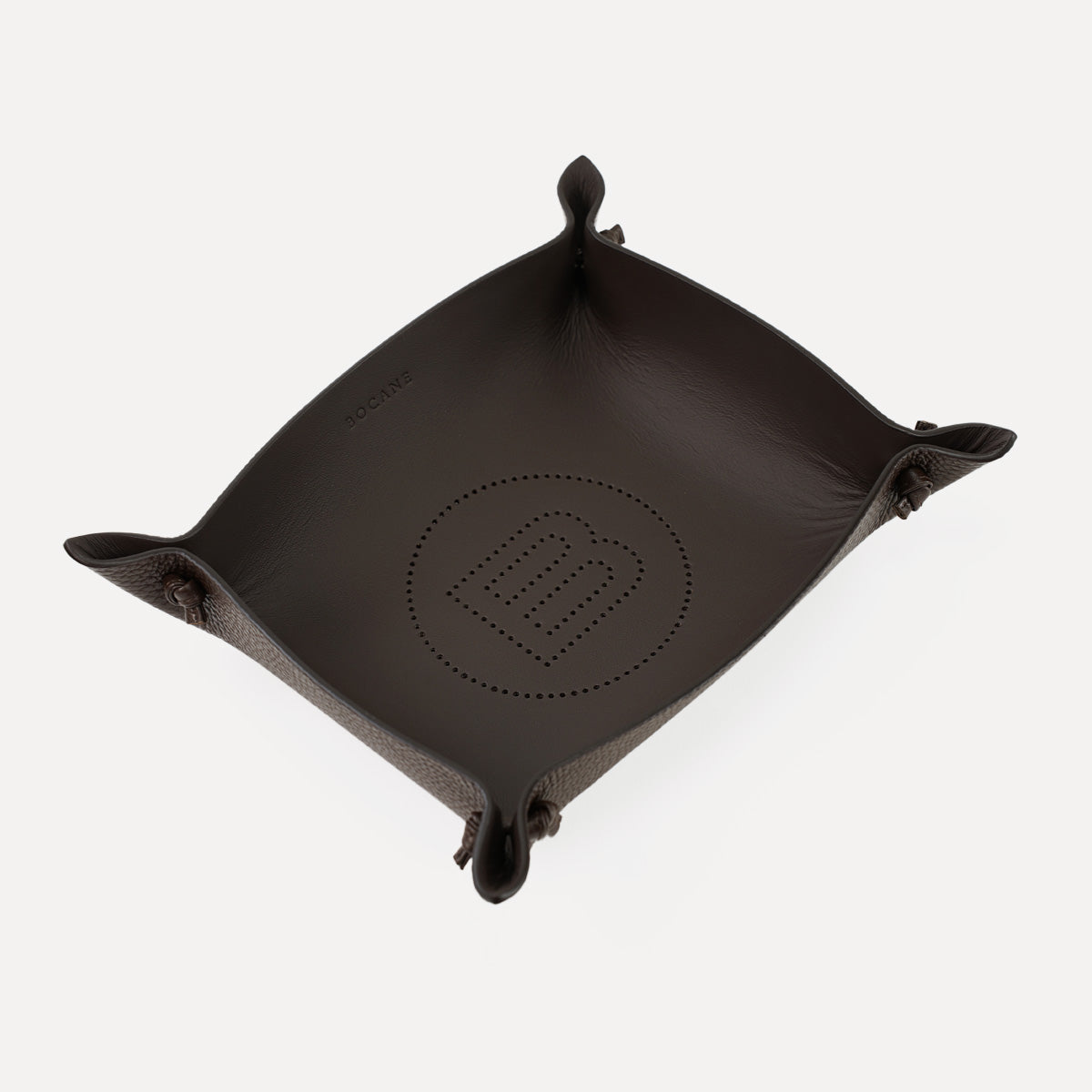 Leather Tray, Espresso Brown