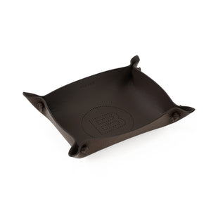 Leather Tray, Espresso Brown