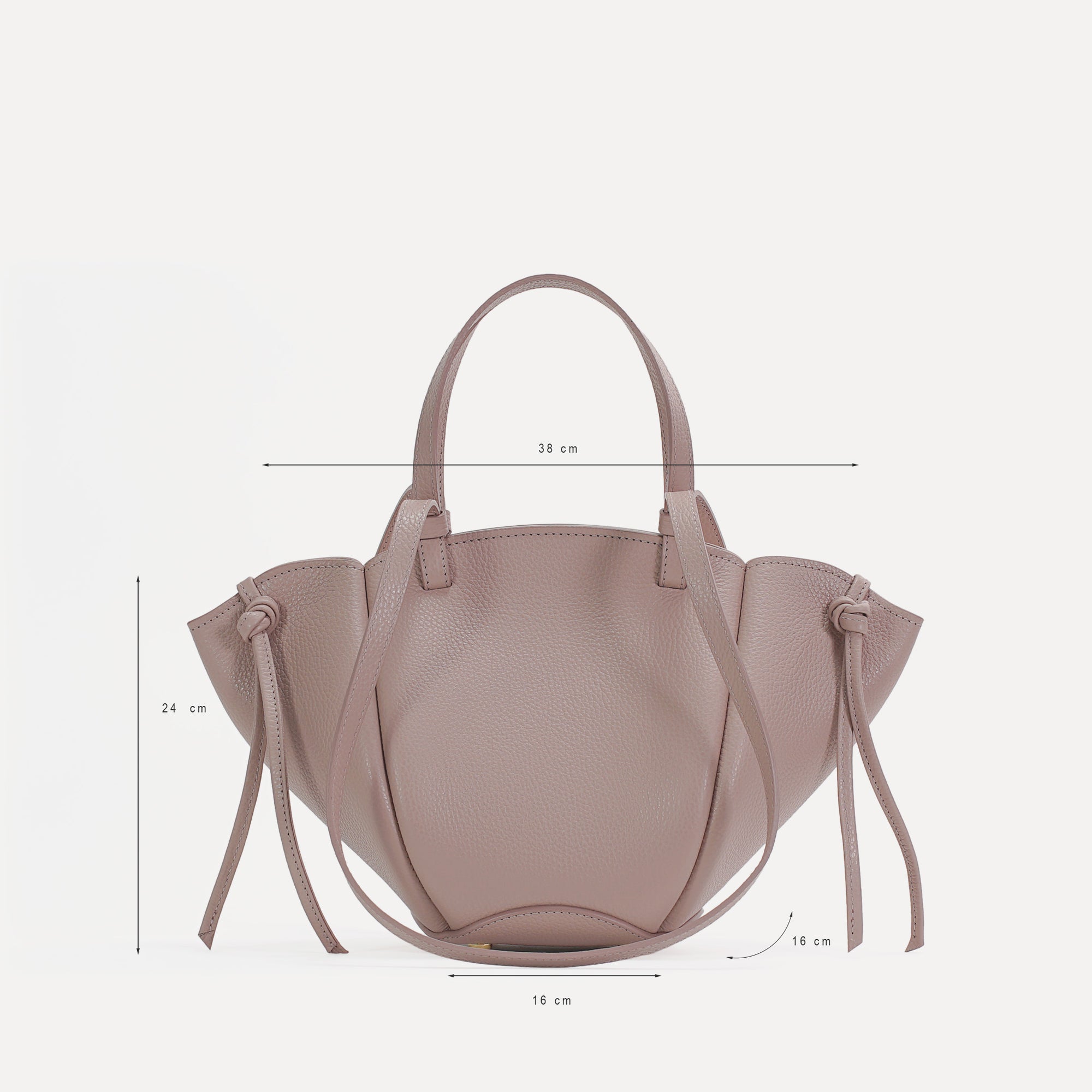 Voulez-Vous Bag, Textured Leather, Champagne