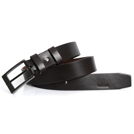 Dark Brown Leather Belt, Casual Collection, Full Grain