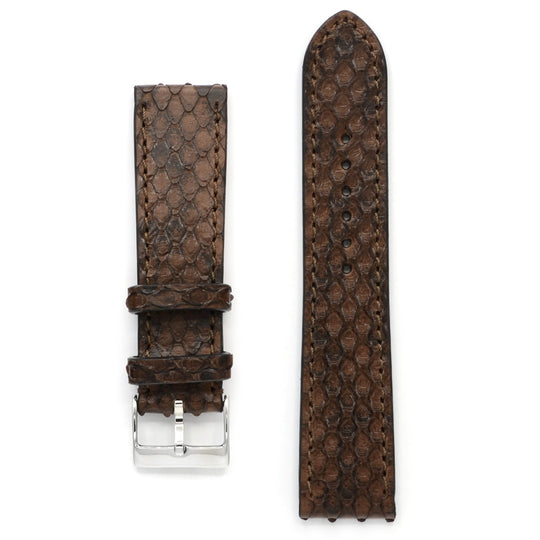 Python Watch Strap in Nature Brown, Medium Length