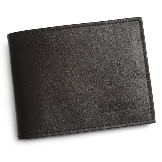 Slim Wallet, Dark Brown Full Grain Leather