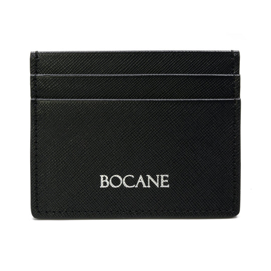 Black Saffiano Leather Card Wallet